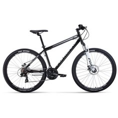 Велосипед 27,5" Forward Sporting 27,5 2.0 disc Черный/Белый 20-21 г рама 19" RBKW1MN7Q013