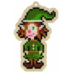 Алмазная мозаика на дереве Подвеска «Эльф», Гранни Wood