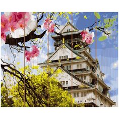 Картины по номерам на дереве Molly KD0723 Японская весна 40х50 см