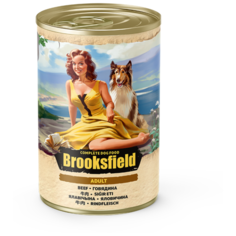 BROOKSFIELD 5654000/50136 Adult Dog консервированный корм для собак Говядина с рисом 400гр*12