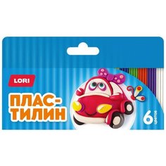 Пластилин Детский 6 цветов, по 15 гр. Lori