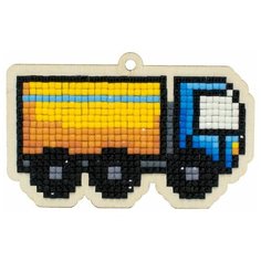 Алмазная мозаика на дереве Подвеска «Камаз», Гранни Wood