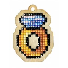 Алмазная мозаика на дереве Подвеска «Кольцо с бриллиантом», Гранни Wood