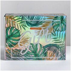 Складная коробка Gift, 30,5 × 22 × 9,5 см Дарите счастье