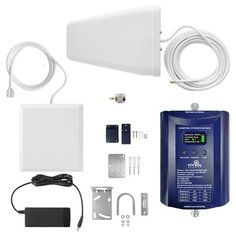 Усилитель сотовой связи 2G и интернета 3G, 4G, LTE трехдиапазонный. Комплект Titan-1800/2100/2600