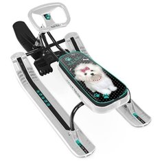 Снегокат "Тимка спорт 2+" НИКА, ТС2+/БЛ с болонкой Nika