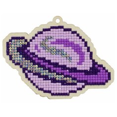 Алмазная мозаика на дереве Подвеска «Экзопланета», Гранни Wood