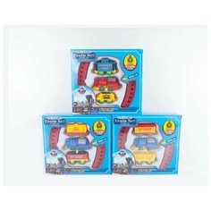 Железная дорога Junfa заводная, в коробке, 18х16,5х4 см