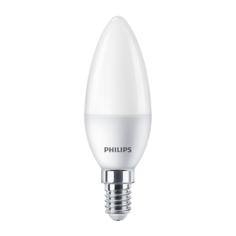 Лампа светодиодная Philips Essential LED 2700К, E14, B35, 6.5Вт