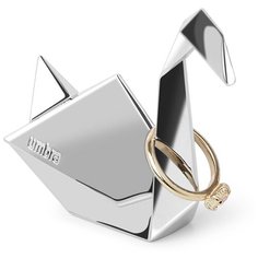 Подставка для колец Umbra Origami лебедь, хром