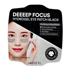 LASSIEEL Патчи для глаз Deeeep Focus Hydrogel Eye Patch Black, 16 шт.