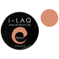 Гель I-LAQ Soak Off LED/UV Gel моделирующий камуфлирующий, 15 мл peach