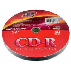 Диск VS CD-R 80 52x Shrink/10