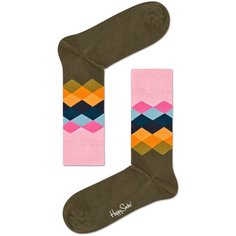 Носки Happy Socks Faded Diamond Sock FAD01, разноцветный 7001