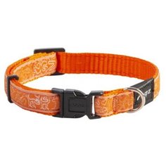 Ошейник Rogz Fancy Dress M (HB12), обхват шеи 26-40 см orange doodle