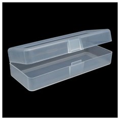 2610608 Контейнер для хранения мелочей прямоугольник 12,5*5*3,3см прозрачный Арт Узор