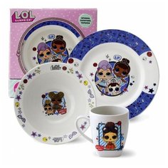 Nd Play Набор посуды из фарфора L.O.L. Surprise (3 предмета)
