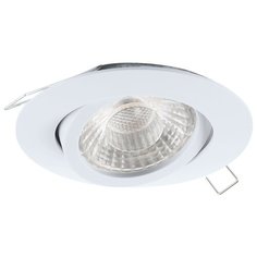 98641 Встраив светод спот TEDO 1, 1x5W(GU10-LED), Ø80, алюминий, белый Eglo