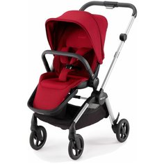 Коляска 2 в 1 Recaro Sadena, шасси Silver, расцветка Select Garnet Red