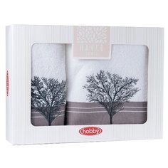 Hobby Home Collection набор полотенец Infinity, 2 шт. банное белый