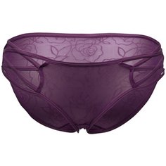Le Cabaret Трусы слипы низкой посадки Мишель, размер 40-48, баклажановый