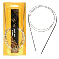 Спицы для вязания круговые Maxwell Gold, металлические на тросике 100-25 ?2,5 мм /100 см
