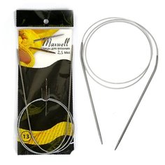 Спицы круговые на тросиках MAXWELL 80см #12 2,5мм
