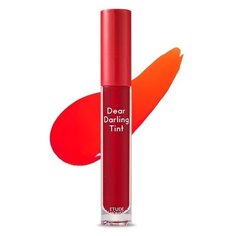 Etude House Тинт для губ Dear Darling Water Gel Tint, OR203 grapefruit red