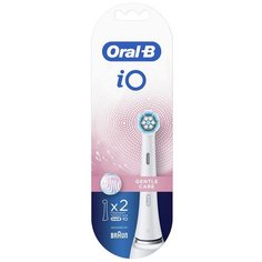 Набор насадок Oral-B iO Gentle Care для электрической щетки, белый, 2 шт.