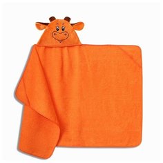 Полотенце-накидка махровое "Бычок" 75х125см, оранжевый, хл100%, 300 г/м 5111627 Гранд Стиль
