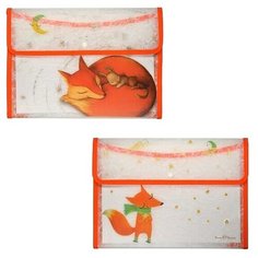 Папка конверт с окантовкой "волшебные лисы", А4, 2 вида Bruno Visconti