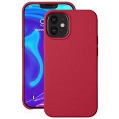 Чехол для Apple iPhone 12 mini Deppa Liquid Silicone красный