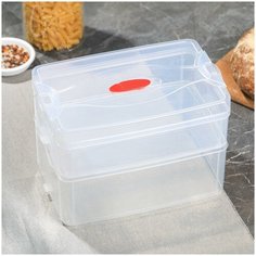 Контейнер пластиковый двухуровневый, с отсеками 2 л и 3 л Сима ленд