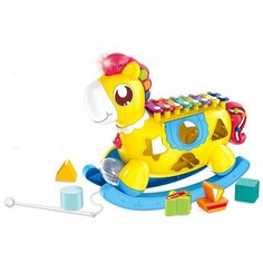 Развивающая игрушка пони со светом и звуком, ксилофон, НЕ8024 Huanger