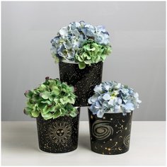 Набор кашпо 3 в 1 «Созвездие», 1,6 л Дарите счастье