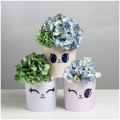 Набор кашпо 3 в 1 «Глазки», 1,6 л Дарите счастье