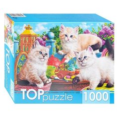 TOPpuzzle. Пазлы 1000 элементов.Котята и чаепитие Проф Пресс