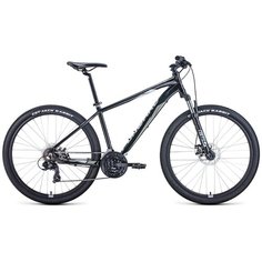 Велосипед 27,5" Forward Apache 27,5 2.0 disc AL Черный/Серый 20-21 г рама 21" RBKW1M67Q025