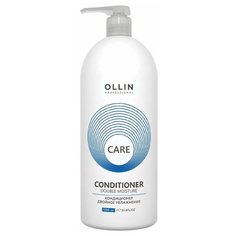 Ollin Professional / Кондиционер CARE для увлажнения и питания Double Moisture, 1000 мл