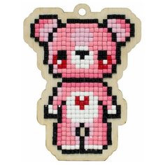 Алмазная мозаика на дереве Подвеска «Мишутка Мэри», Гранни Wood