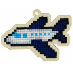 Алмазная мозаика на дереве Подвеска «Самолет», Гранни Wood