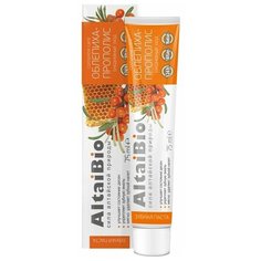 Зубная паста "Облепиха - прополис", для ежедневного ухода за зубами и деснами Две Линии