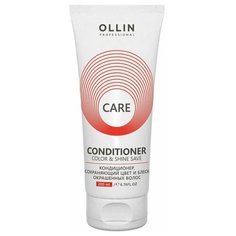 Ollin Professional / Кондиционер CARE для окрашенных волос COLOR & SHINE SAVE, 200 мл