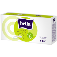 Bella тампоны Tampo super, 3 капли, 16 шт.