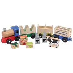 Melissa & Doug Поездной состав Фермерский поезд, 4545