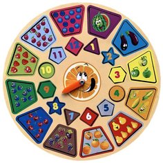 Сортер PAREMO Игровой набор Часики Фрукты PE720-155