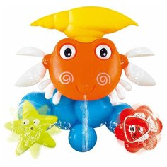 Игрушка для ванной MY ANGEL Крабик MA351603152 оранжевый/синий/желтый