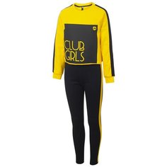 Спортивный костюм Nota Bene размер 146, черный/желтый