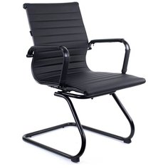 Стул Everprof Leo CF, металл/искусственная кожа, цвет: black