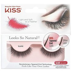 Kiss накладные ресницы Looks so Natural Iconic черный